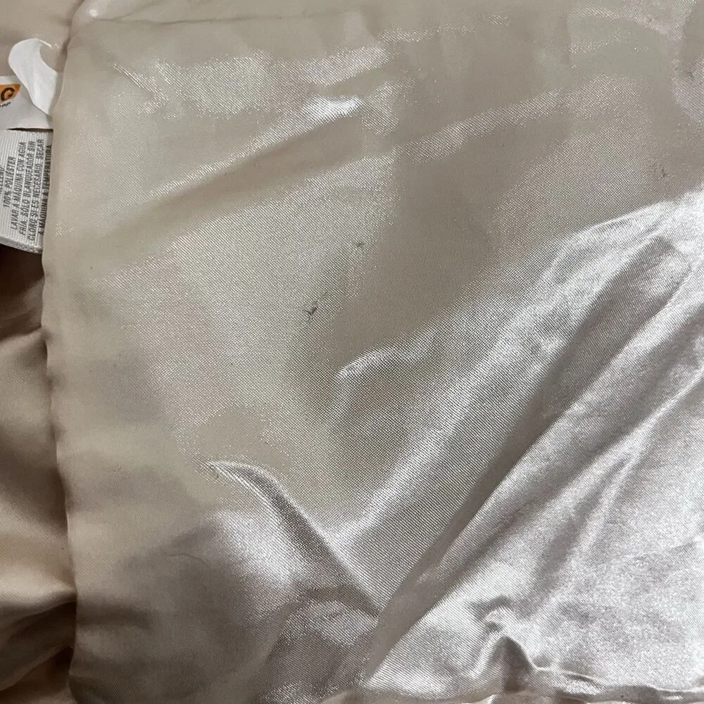 Cloud Island Tan Lion Security Blanket Lovey Satin Trim Lovie Blankie